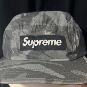 Supreme Gray Camouflage Cap